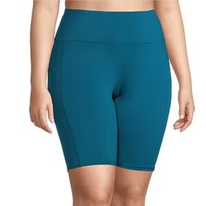 Champion Fresh Teal Absolute Eco Biker Shorts Yoga Athletic Women’s Plus Size 1X